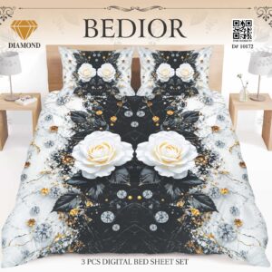 3D digital Bedsheet duble  3pc   B259
