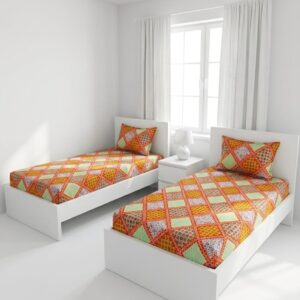 2 single Bed sheet  B399