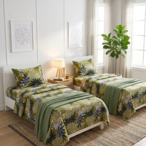 2 single Bed sheet  B398