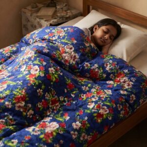 Velvet printed single razai B601