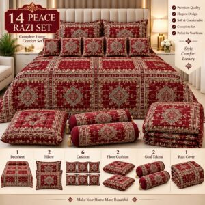 Velvet jecord 14PC razai set B563
