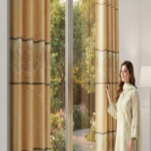 Shanghai silk velvet curtain B449