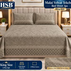 Malai velvet bedsheet duble B609